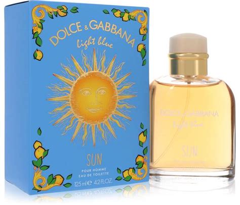 dolce gabbana light blue sun cologne